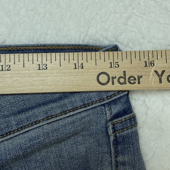 J. Crew Jeans Womens Sz 29 Blue Stretch Capris Low Rise Straight Leg Denim 30x25 - Picture 6 of 12